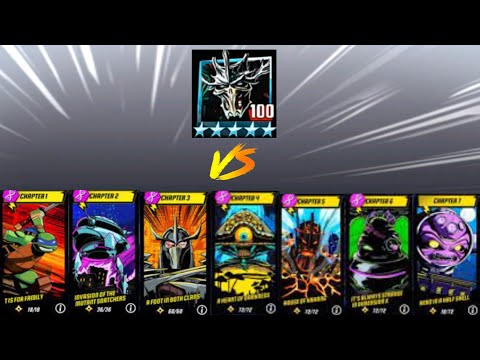 SUPER SHREDDER VS ALL CHAPTERS | NINJA TURTLES LEGENDS