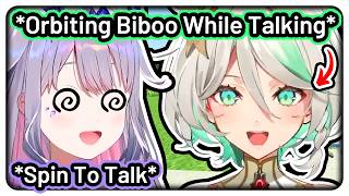 Biboo Slowly Learns How to Deal With Cecilia Orbiting Her While Talking【Hololive EN】