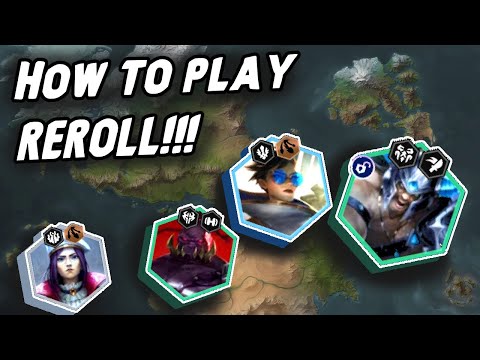 How to play Reroll!!!! - TFT SET 16 BEGINNER Guide to 1, 2 & 3 Cost Carries!!!!