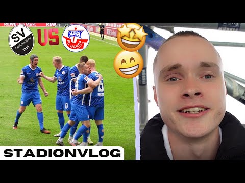 SV Sandhausen - Hansa Rostock | STADIONVLOG | Hansa zittert sich zum Sieg!🥶