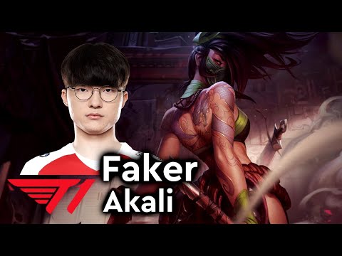 Faker picks Akali