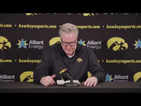 Iowa MBB Postgame Press Conference - Georgia Tech - 11/29/22