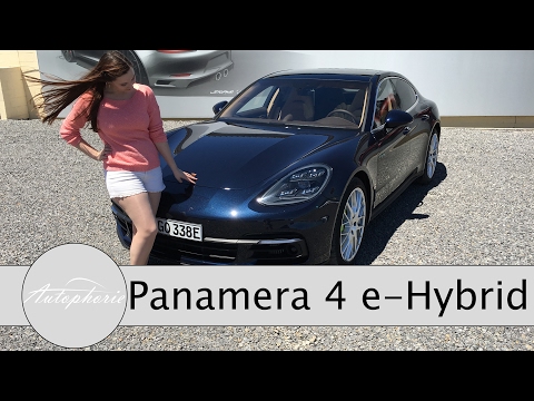 2017 Porsche Panamera 4 E-Hybrid Test / Panamera Plug-in Hybrid (ENGLISH Subtitles) - Autophorie