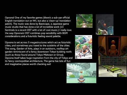 Melos's VGM Picks 006 - Opoona - Garden of Arts (Wii, 2007)