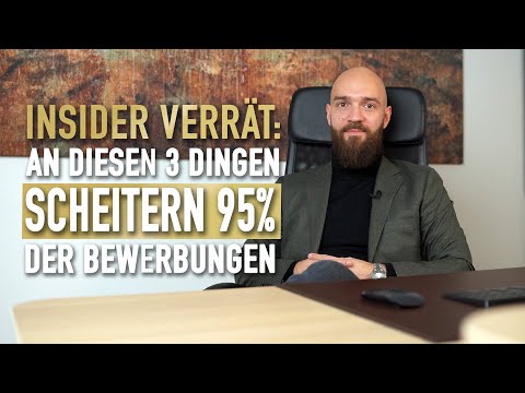 Daran scheitern 95% aller Bewerbungen (= garantierte Absage!)