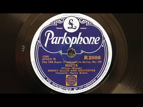 Henry Allen and Orchestra – Rosetta