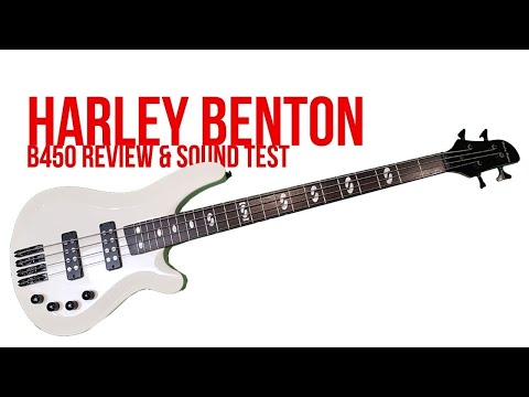 Great slap Bass The Harley Benton B-450 - yes you can slap and thump on the 450