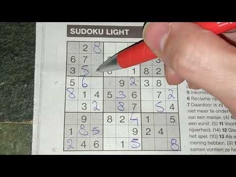 Is one of today's sudokus harder than previous day one? (#430) Light Sudoku 02-07-2020 part 1 of 2