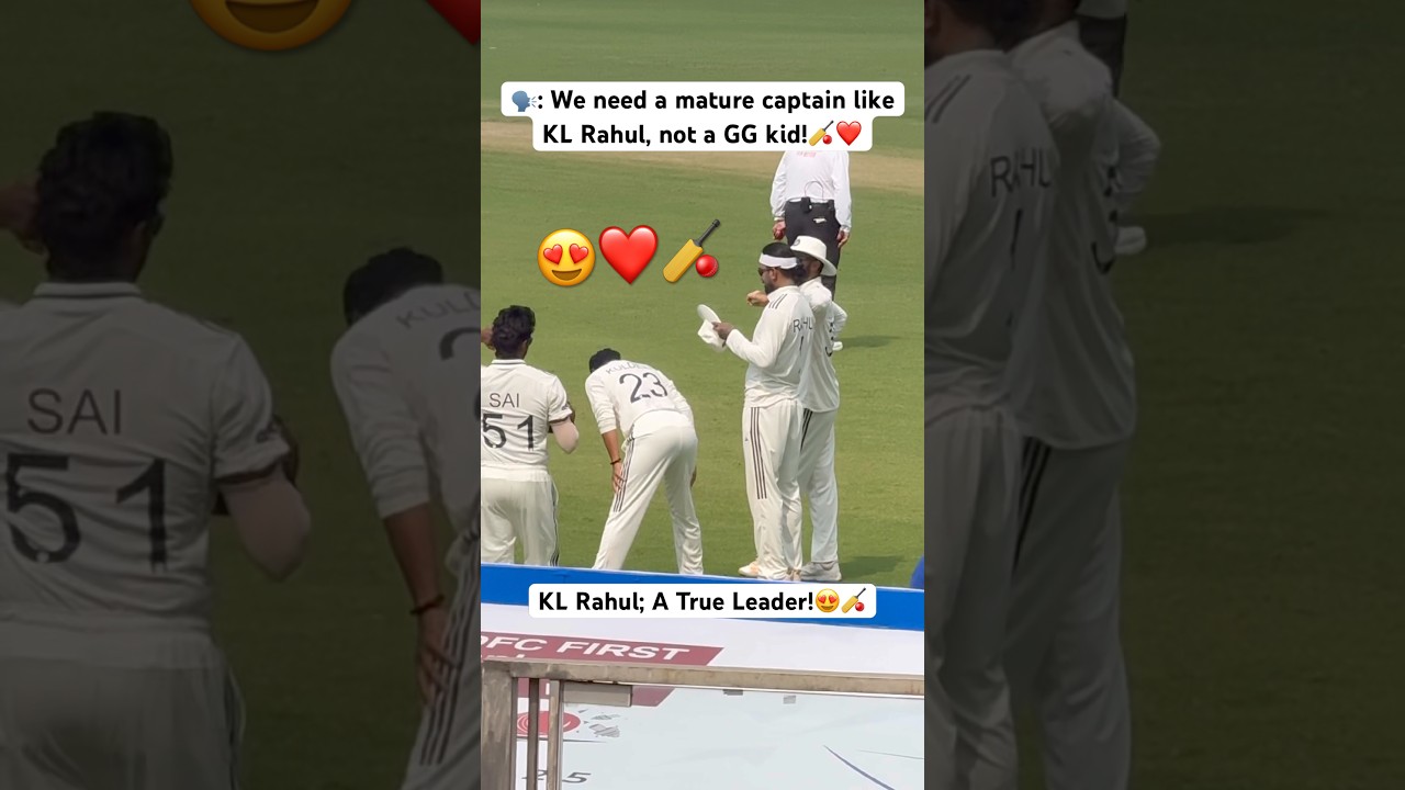 KL RAHUL IS TRULY A GREAT LEADER 😍🏏 #klrahul #shorts #indvssa #klrahulwinstoss #cricket
