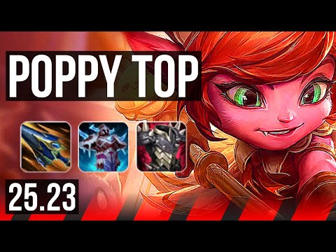 POPPY vs IRELIA (TOP) | Godlike | KR Master | 25.23