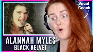 How Elvis Made This Song Better | Alannah Myles - Black Velvet | Vocal Coach Reacts Analysis