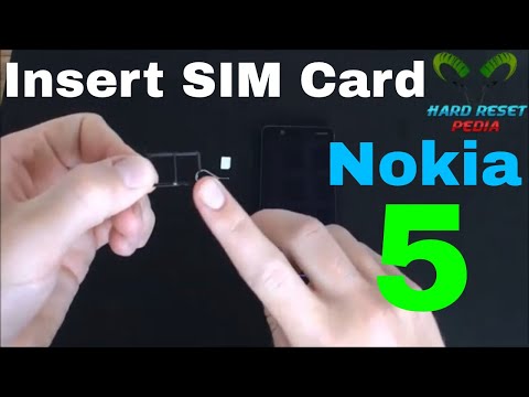 Nokia 5 Insert The SIM Card