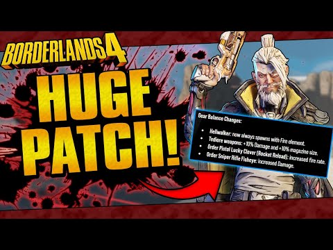 THE BIG PATCH IS HERE!! (GEAR BUFFS, CONSOLE FOV SLIDER, AND MORE!!) // Borderlands 4 Patch Notes