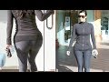 Kim Kardashian Shows Off Her World Famous Curves At The Gym 2014