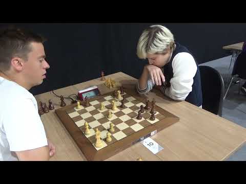 IM Kjartansson Gudmundur -  WGM Maltsevskaya Aleksandra, King's indian defense, Blitz chess