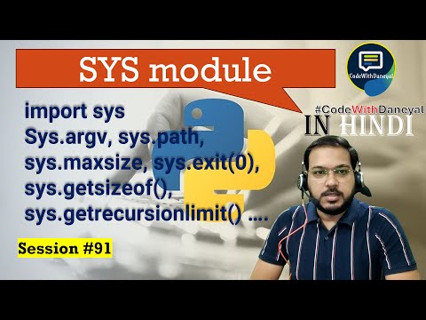 Python Sys Module Command Line Arguments Recursion Limit More Python In Hindi 91