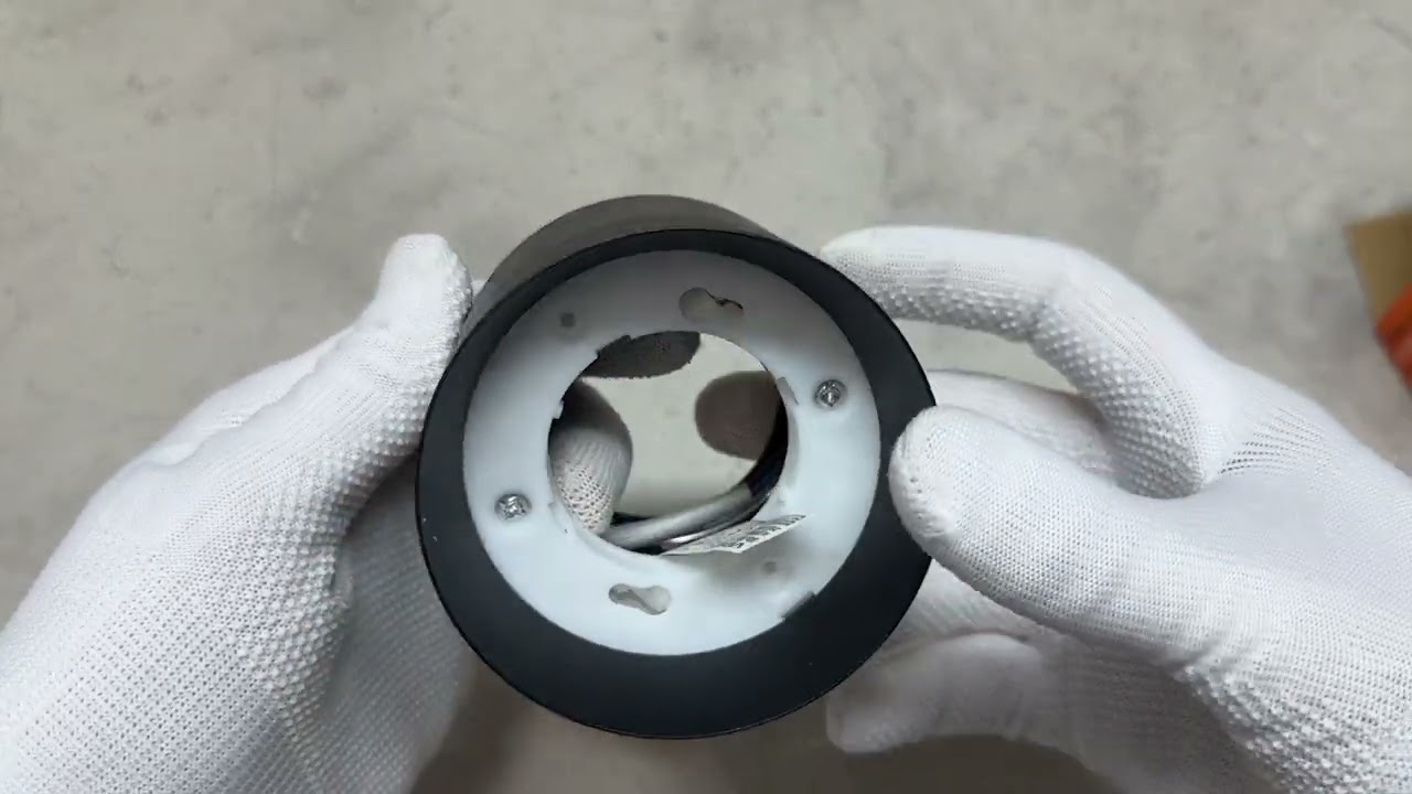 Светильник под лампу VIDEX GX53 накладной черный (VL-SPF15A-B)