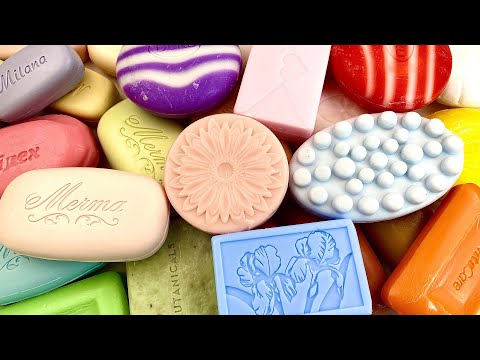 Soap opening HAUL 🧼 Unpacking soap 🧼 АСМР распаковка мыла 💙💙💙