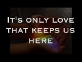 only love - Alkaline Trio (lyric video)