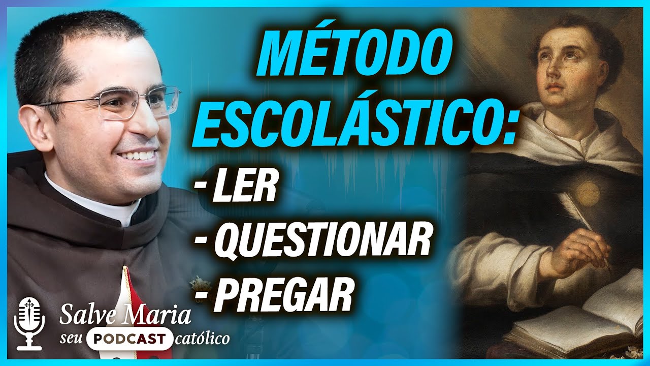 Santo Tomás de Aquino: Qual é o método de ensino da escolástica? ✂️ Salve Maria! Podcast Católico