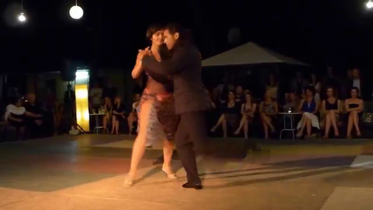 Ismael Ludman y Natalia Ochoa Roma Milonga dei Barbari