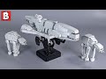 Support Inbound Lego Gozanti TIE Fighters And AT ATs In Micro Scale