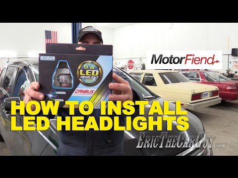 How To Install LED Headlights (2012 Honda Odyssey) -EricTheCarGuy