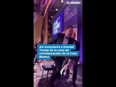 Así evacuaron a Donald Trump / El Diario