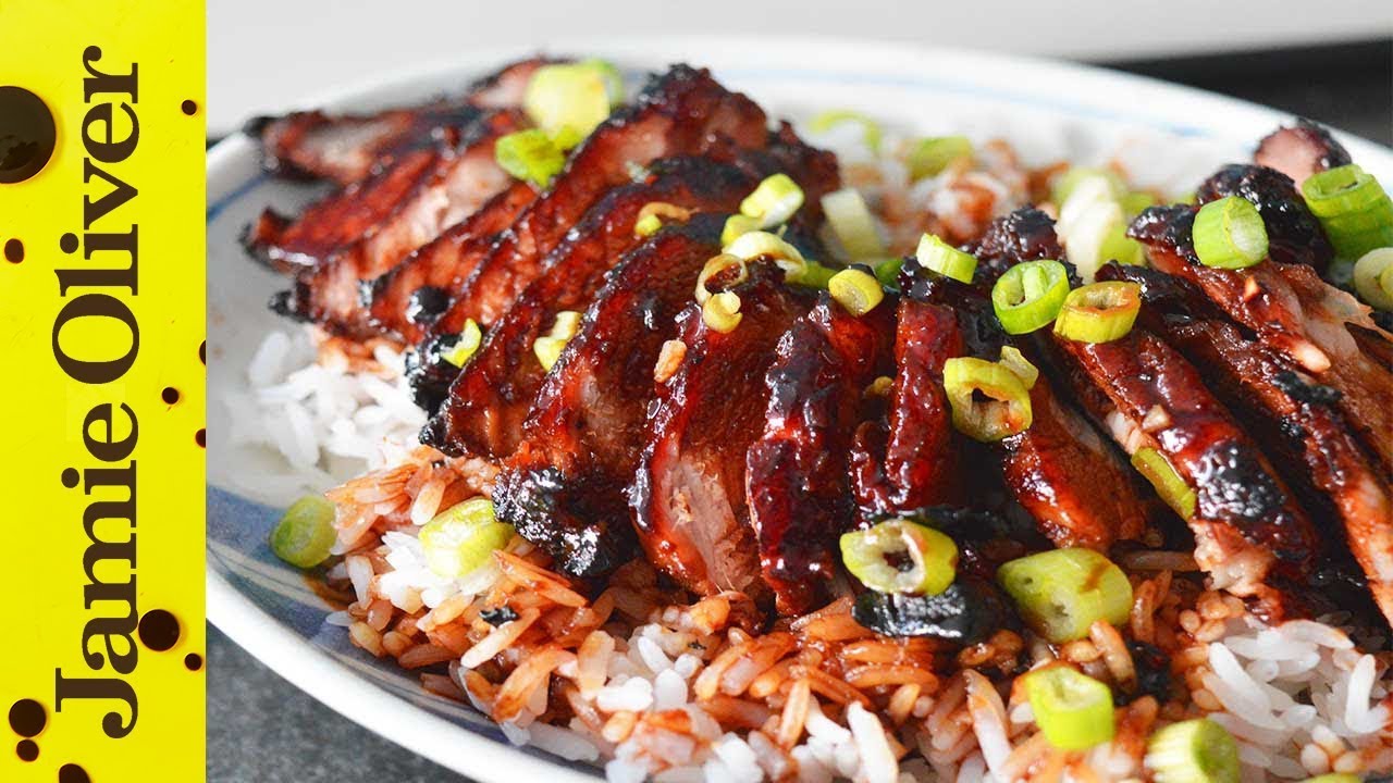 Honey glazed Char Siu pork: The Dumpling Sisters