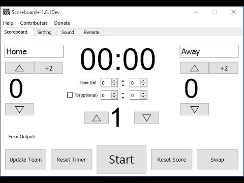 New Scoreboard App for OBS