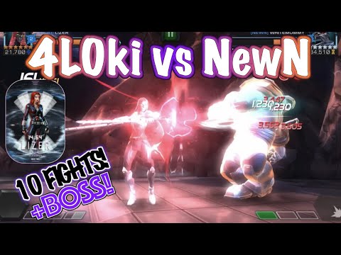 Alliance War S25 War 2 // 4L0ki v NewN ft. 10 Fights & Apocalypse Boss! Path 1 & 6 + More!