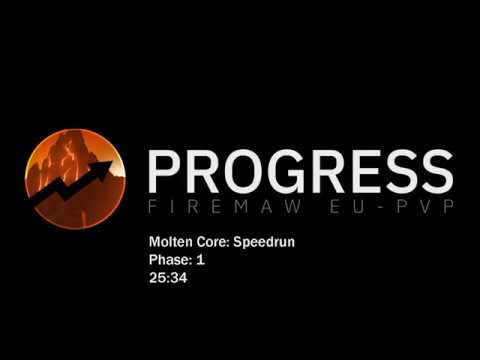 Molten Core Speedrun Record - Phase 1 - Progress - Firemaw EU
