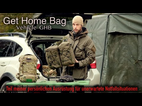 Notfallrucksack "GHB" im Auto