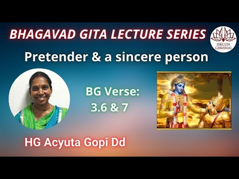 Pretender & a sincere person - HG Acyuta Gopi Dd