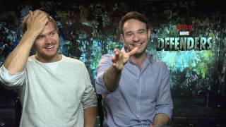 MARVEL´s THE DEFENDERS very funny Interview with Finn Jones + Charlie Cox NETFLIX MARVEL - RingCon