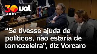 Vorcaro diz à PF que, se tivesse 'ajuda de políticos no Master, não estaria de tornozeleira'