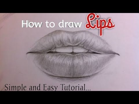 HOW TO DRAW LIPS EASY WAY | SIMPLE AND EASY TUTORIAL