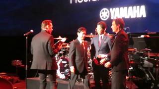 U2&#39;s Larry Mullen Jr. Accepting Lifetime Achievement Award From Yamaha