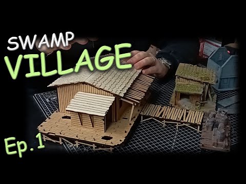 Swamp Village | pt.1 - explaining the idea - planks and beams - shack parts