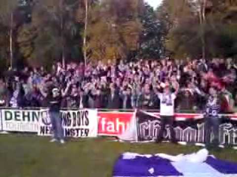 VfR Neumünster - VfB Lübeck Pokalfinale Mannschaftsverabschiedung