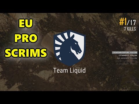 Team Liquid Kaymind, Jeemzz, ibiza & mxey - EU PRO SCRIMS - PUBG