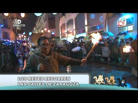 Cabalgata de Reyes 2011 Zaragoza (antorchero, panadero, toneleros y hada)