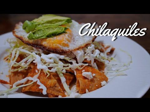 Cómo hacer CHILAQUILES ROJOS muy fácil  | FonQui