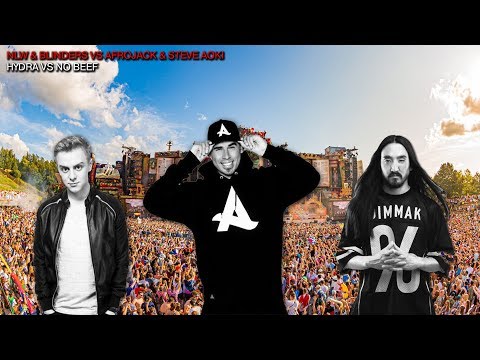 NLW & Blinders Vs Afrojack & Steve Aoki - Hydra Vs No Beef (Afrojack Tomorrowland 2019 Mashup)