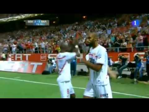 Sevilla 3-1 Barcelona id Supercopa España 08-14-2010 Goles Full highlights