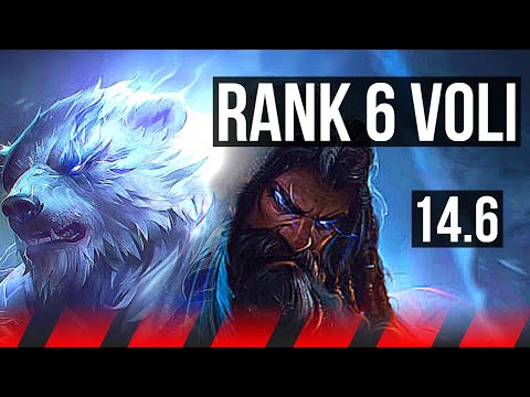 VOLIBEAR vs UDYR (TOP) | Rank 6 Voli | JP Grandmaster | 14.6