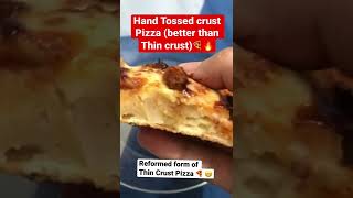 Thick Pizza better than Thin crust Pizza 🔥😍😎🤩👍#shorts #youtubeshorts #pizza #pizzalover