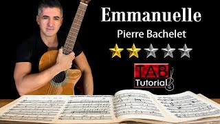 Emmanuelle by Pierre Bachelet | Fingerstyle Guitar Tutorial + Sheet &amp; Tab