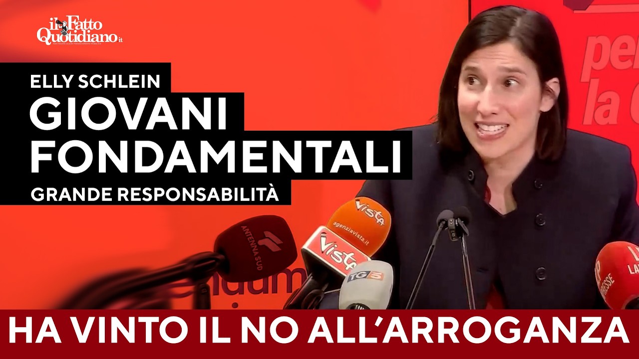 La soddisfazione di Schlein dopo la vittoria del No al referendum: "Giovani fondamentali"