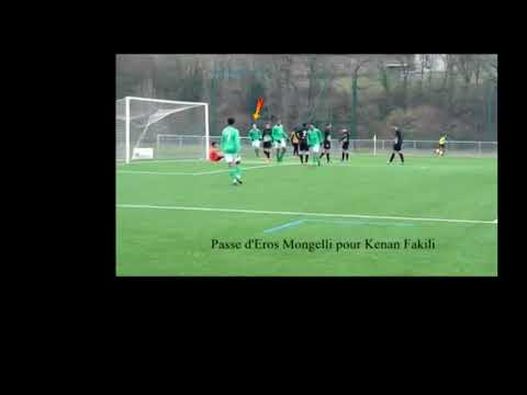 EROS MONGELLI U16 ASSE Ligue Honneur le 25 02 2018